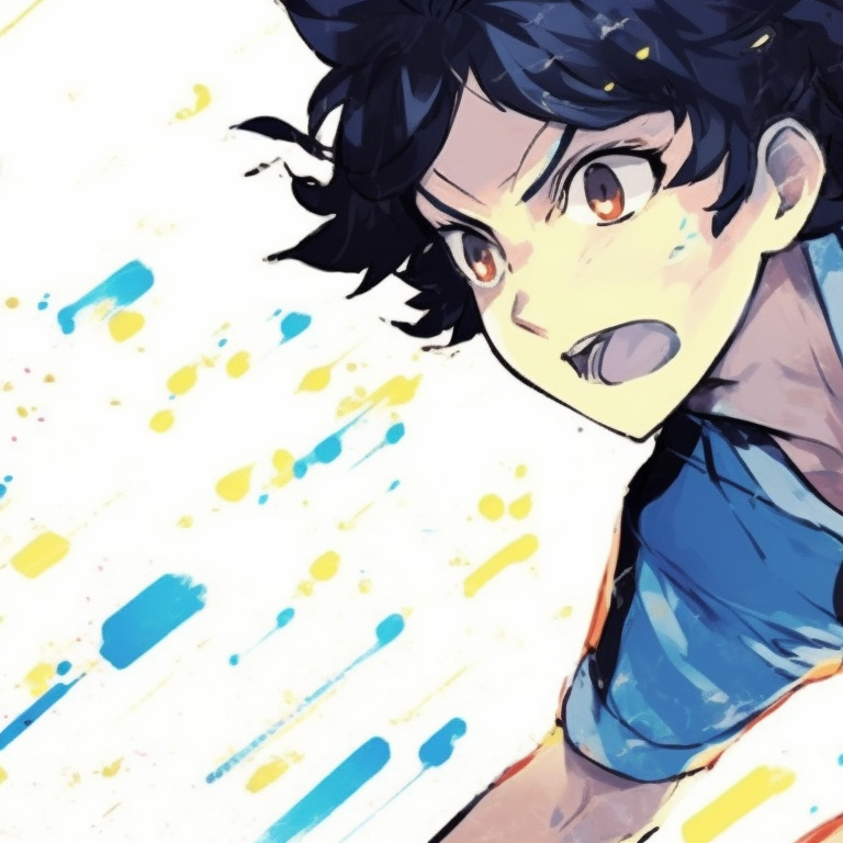 Nagi Seishiro and another character in their soccer uniforms, action poses, dynamic lines and vivid colors. blue lock matching pfp - nagi seishiro pfp for discord.