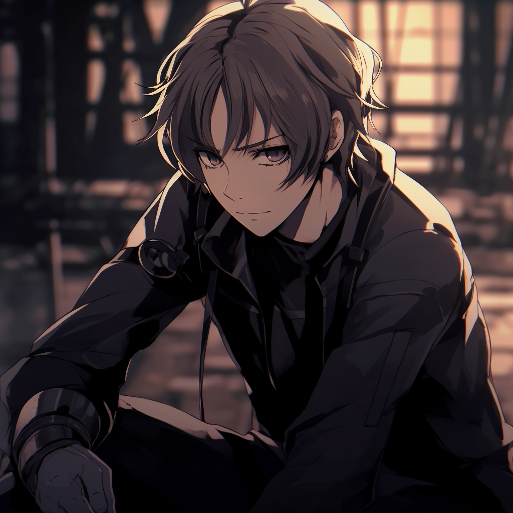 Edward Elric with his mechanic arm, high contrast and sharp lines. anime boy pfp inspirations anime pfp