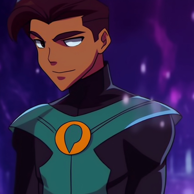 Close-up of Robin and Starfire, intimate gaze exchange, high contrast colors with detailed facial expressions. teen titans robin and starfire matching pfp pfp for discord.