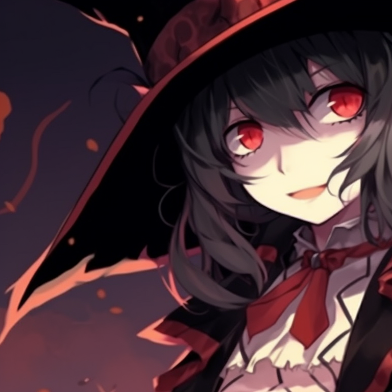 Two characters in matching spectral costumes, minimalist style and contrasting colors. anime matching pfp aesthetic halloween theme pfp for discord.