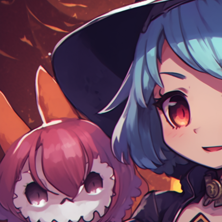 Characters shown close-up, donned in spooky attire, detailed with striking eyes. matching halloween trio pfp pfp for discord.