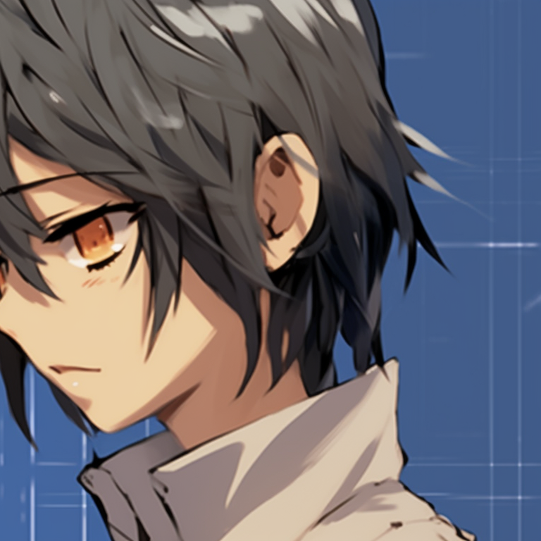 Two characters, vibrant colors and pixilated art style, communicating through digital screens. anime pfp matching in 2023 pfp for discord.