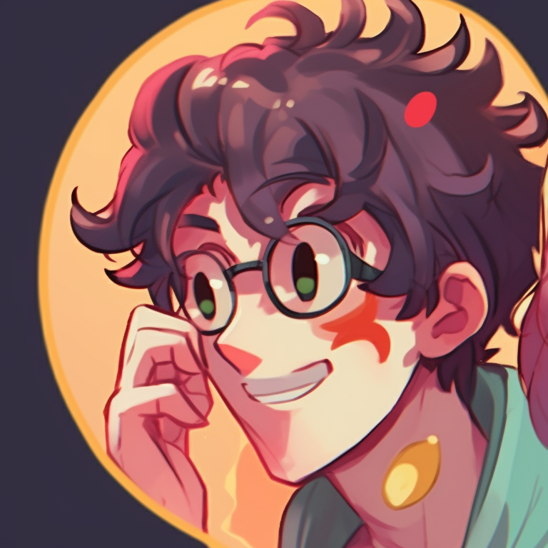 Two characters wearing goofy expressions, vibrant colors and comic strip style. funny matching pfp discord inspiration pfp for discord.