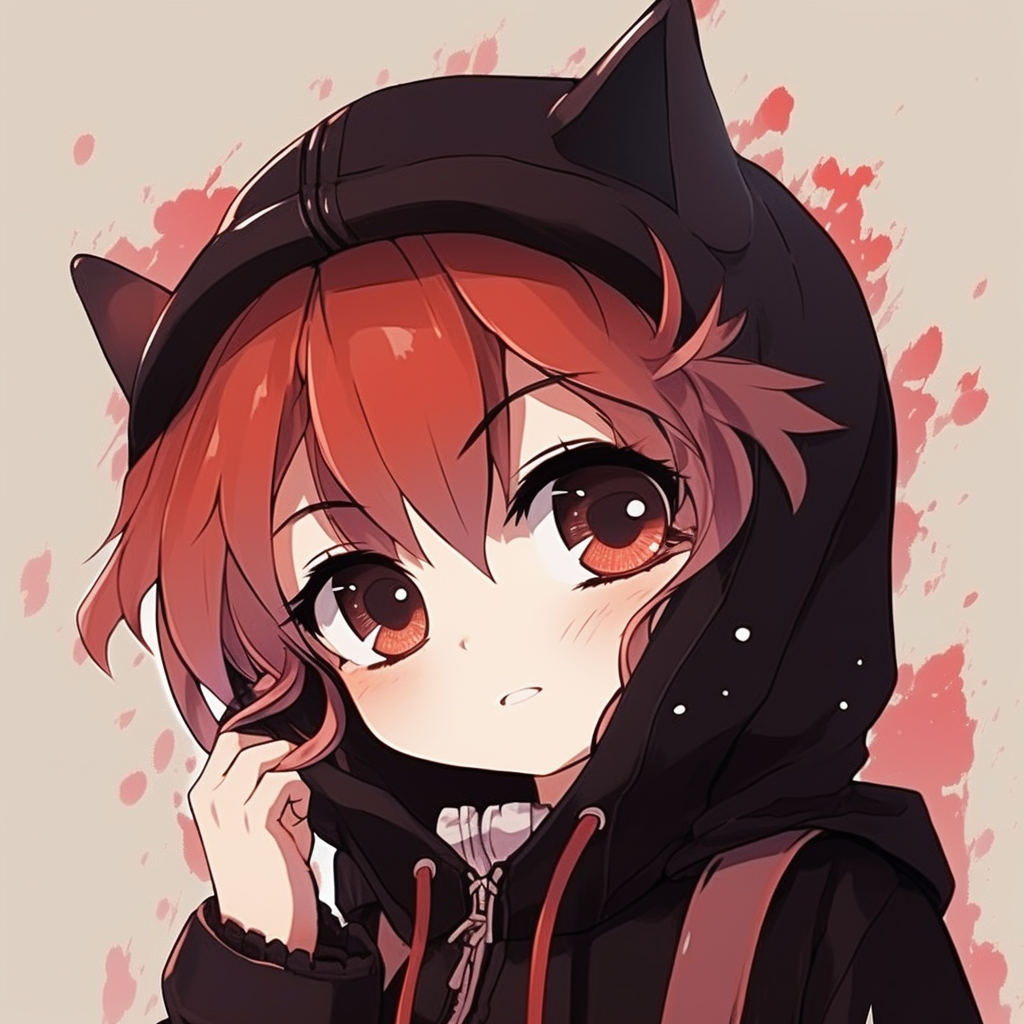 Vibrantly colored chibi anime boy, bright hues with detailed clothing and background elements. big collection of aesthetic cute anime pfp pfp for discord.