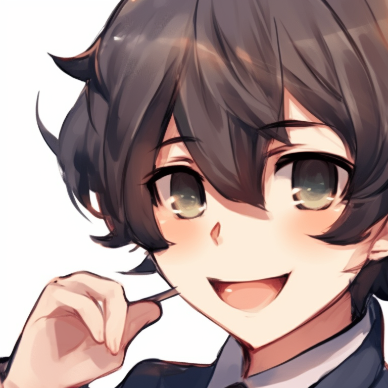 Four characters, lively with vibrant colors against a dreamy sunset backdrop. anime pfp matching for group chat pfp for discord.