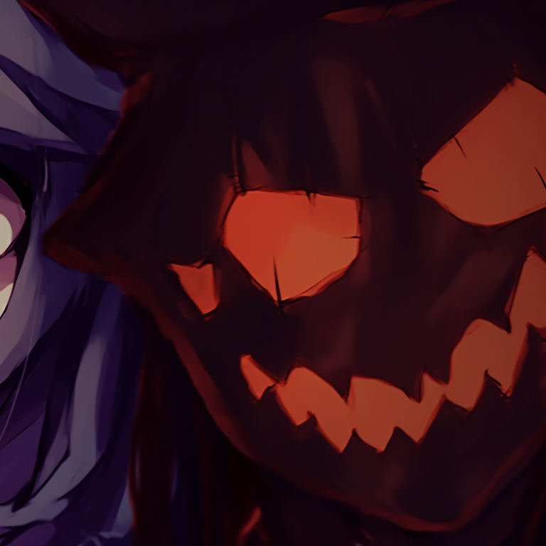Two characters with wistful expressions, muted colors, and a vintage touch. dark matching pfp halloween theme icons pfp for discord.