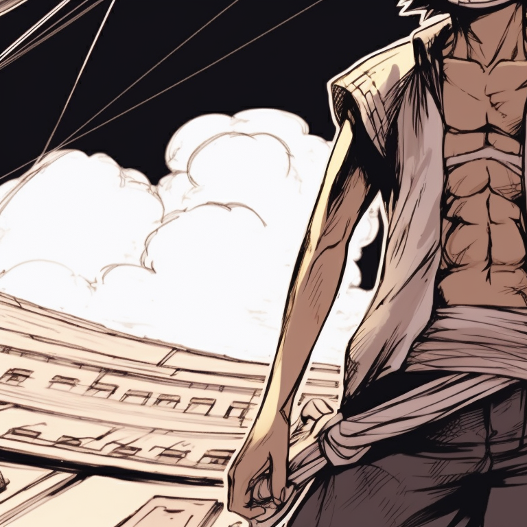 Two characters, visible energy, bold lines and vibrant colors. one piece matching pfp ideas pfp for discord.