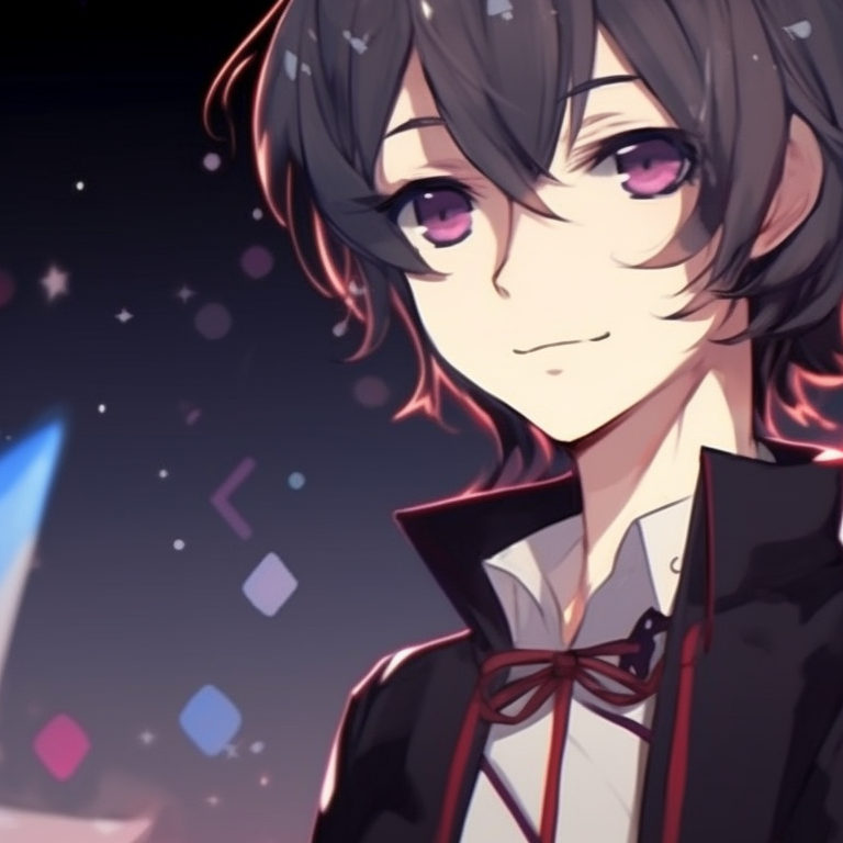 Two characters sipping matcha tea, detailed surroundings, vibrant green elements. matching pfp for besties with quotes pfp for discord.