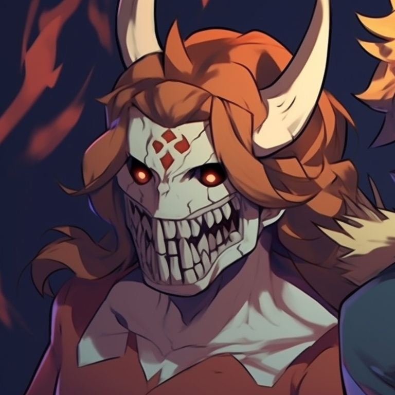 Tokoyami and Tsuyu in matching Halloween outfits, dark color palette and intriguing expressions. mha matching pfp halloween theme group suggestions pfp for discord.