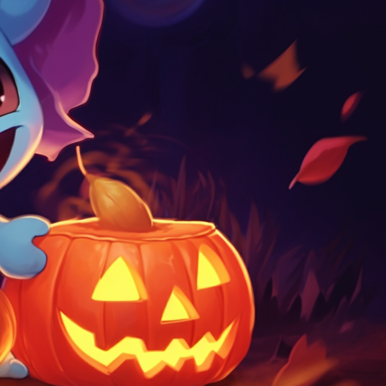 Lilo and Stitch dressed as iconic Halloween monsters, muted colors complemented by streaks of bold orange and blacks. halloween-themed lilo and stitch matching profile pictures pfp for discord.