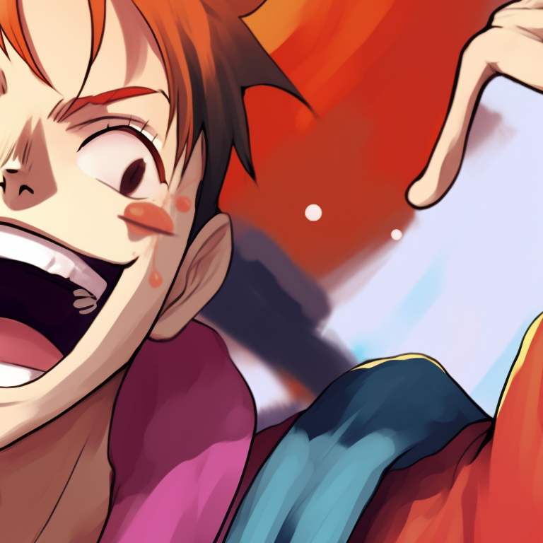 Two characters holding a split treasure map, soft colors with etched details, their expressions hopeful. one piece matching pfp characters pfp for discord.