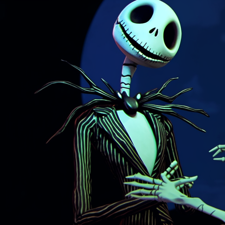 Profiles of two characters in the shadows, intricate patterns and a gothic aesthetic. creating matching pfp with nightmare before christmas halloween theme pfp for discord.