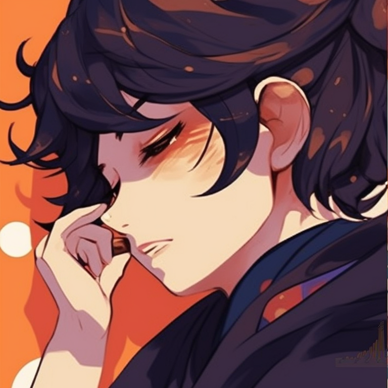 Characters seated under a sakura tree, calm expressions, poignant spring colors. trendy discord matching pfp collection pfp for discord.