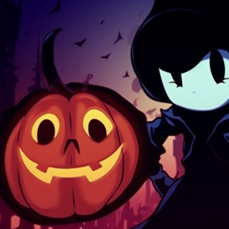 Two characters donned in vampire and werewolf costumes with gothic color tones. scary disney halloween matching pfps pfp for discord.