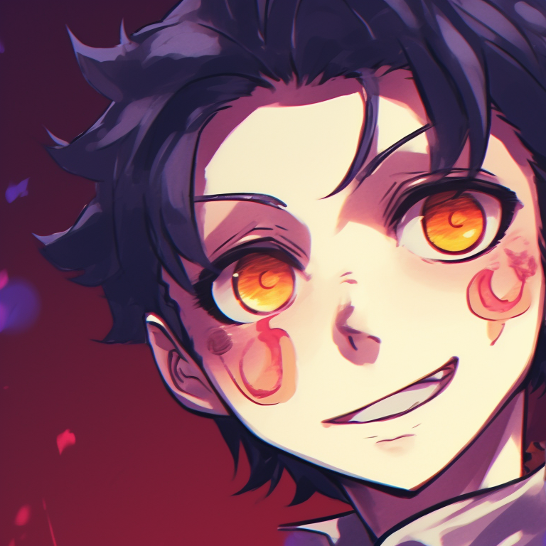 Kanao dressed as a kitty, soft pastel colours, subtle Halloween elements in the background. tanjiro x kanao with halloween theme pfp pfp for discord.