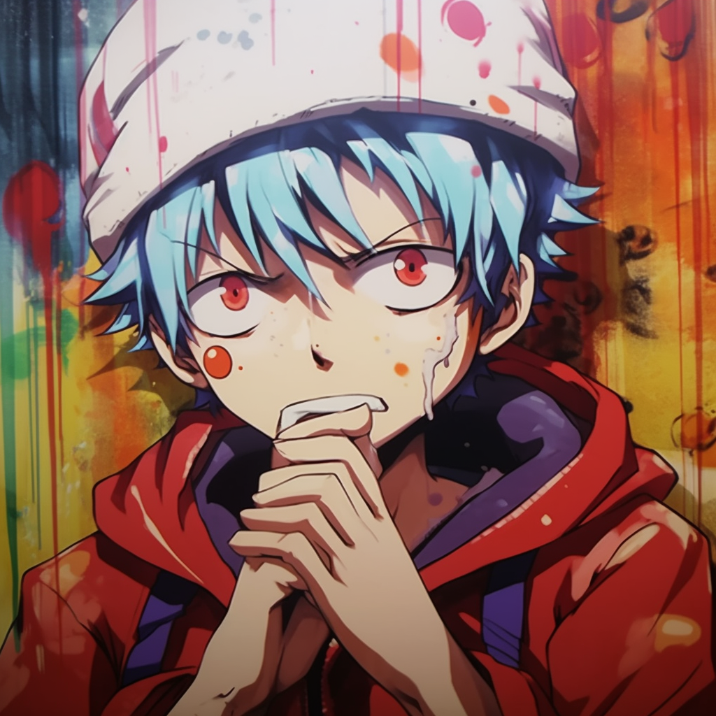 Portrait of One Piece's protagonist, crisp details and striking colors. iconic anime characters pfp