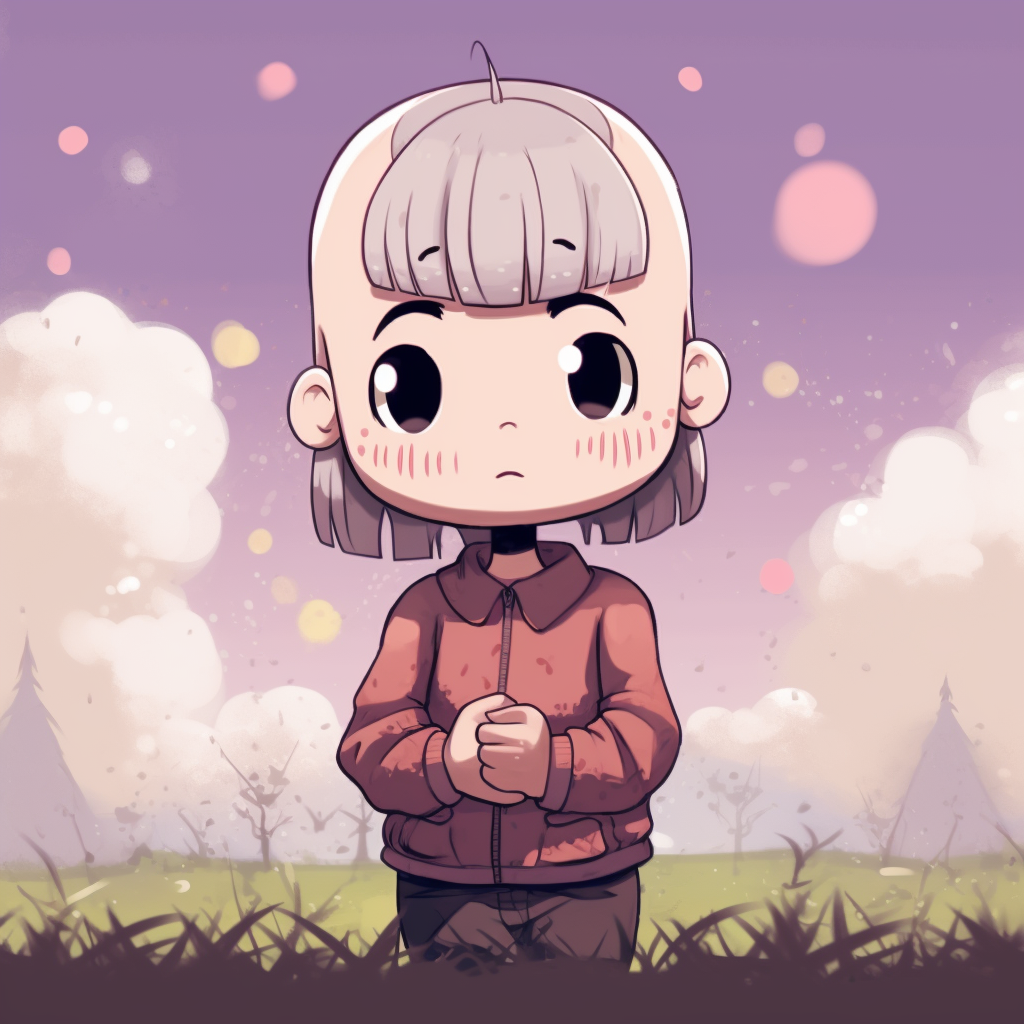 Old School Charlie Brown, simplified colors and bold lines. classic cartoon pfp aesthetics