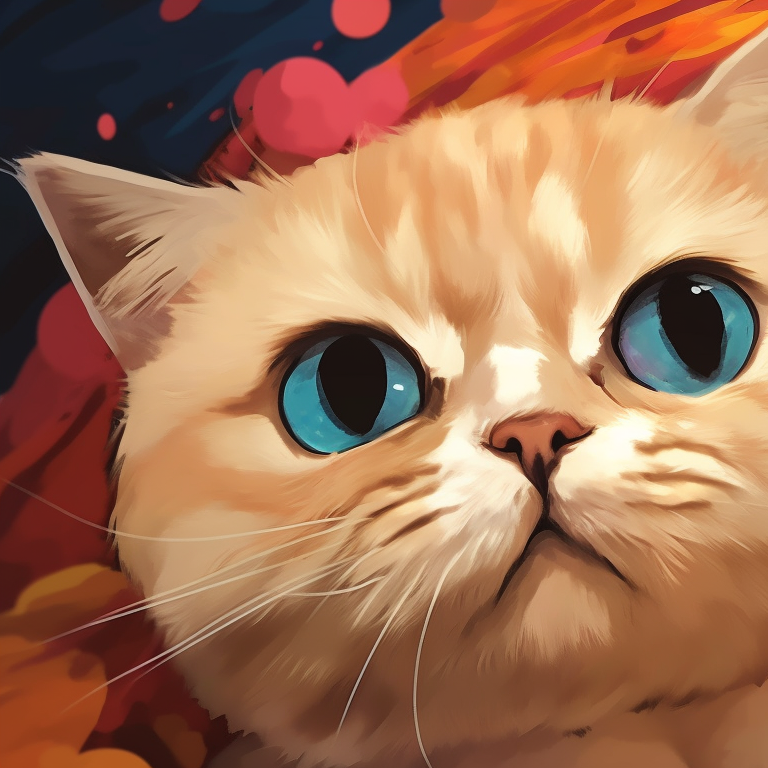 Two anime cats with matching funny outfits, detailed patches and warm tones. humorous cat matching pfp pfp for discord.