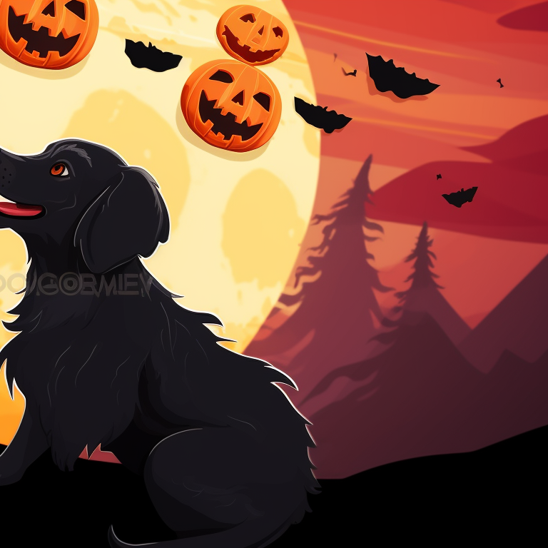 A pair of dogs depicted as vampires, with crimson red capes and fine details in their expressions. spooky dogs matching pfp halloween theme pfp for discord.