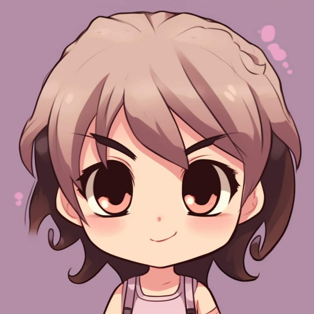 Anime character with a mischievous expression, depicted with bright colors, sharp lines, and exaggerated features. anime pfp funny expressions pfp for discord.