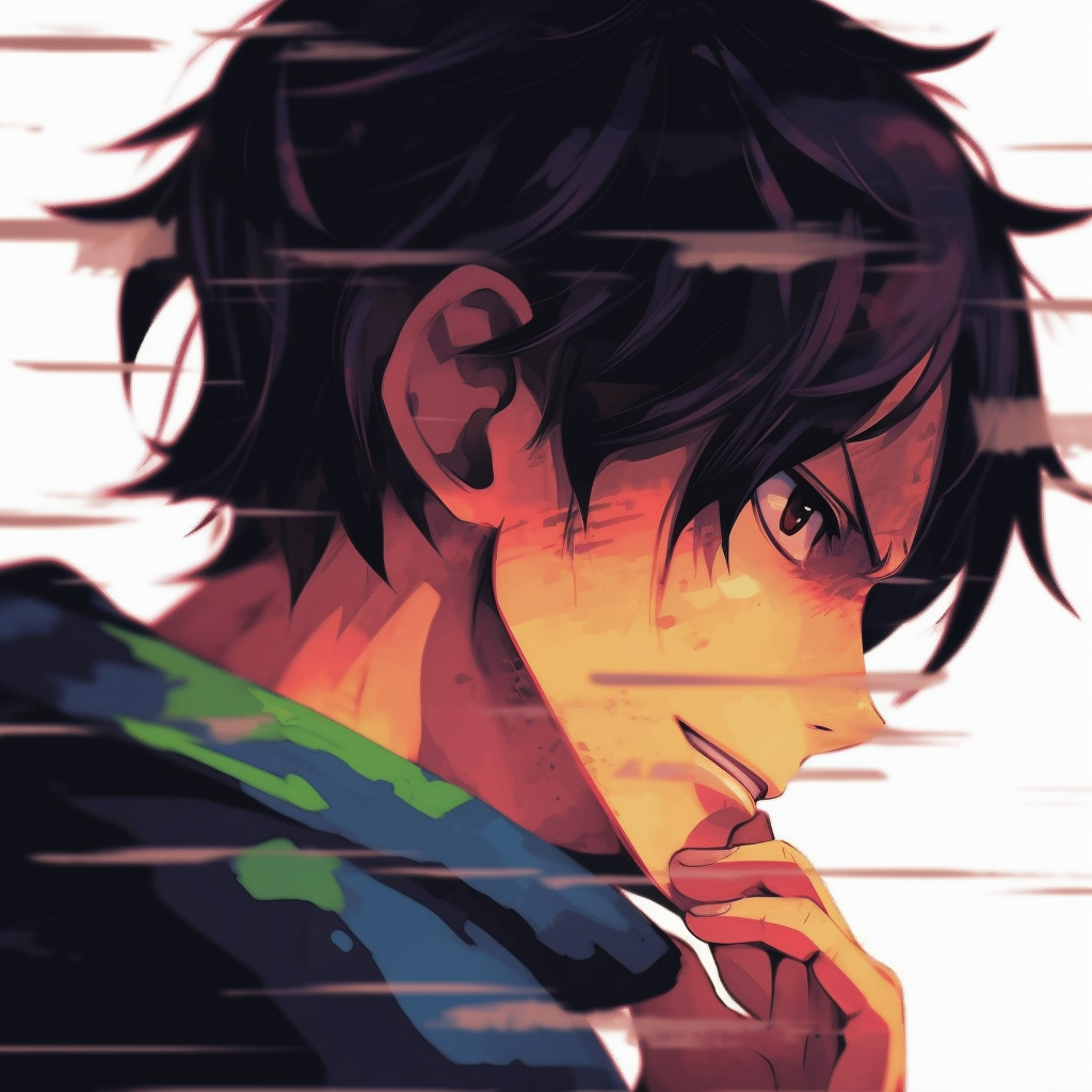 Matching Straw Hat Crew pfps, profile close-ups with significant details and ambient colors. general anime pfp matching