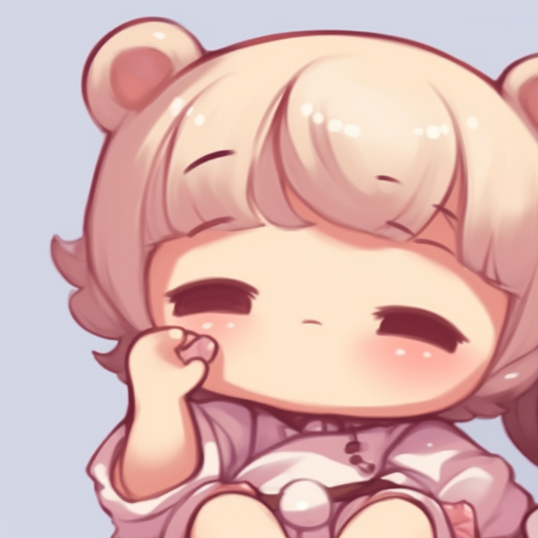 Two characters under cherry blossom tree, a mix of pinks and whites with a focus on romantic ambiance. cute milk and mocha pfps collection pfp for discord.