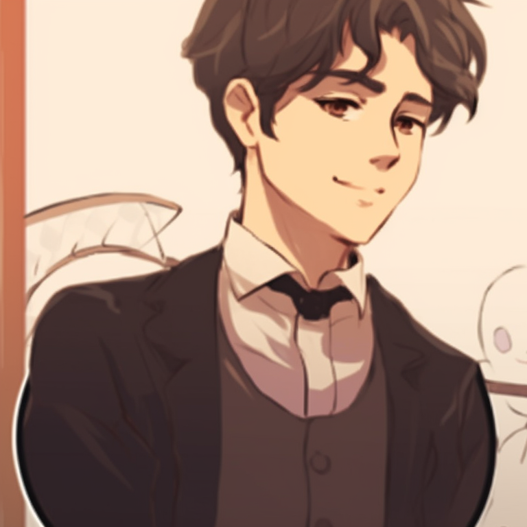 Two characters getting cozy in a retro setting, bold outlines and warm hues. vintage matching pfp for couples cartoon pfp for discord.