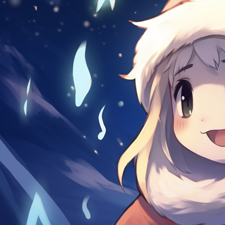 Spectral pair seen playfully swapping flying reindeer ornaments, set against rich festive hues. animated matching christmas pfp ghost moments pfp for discord.