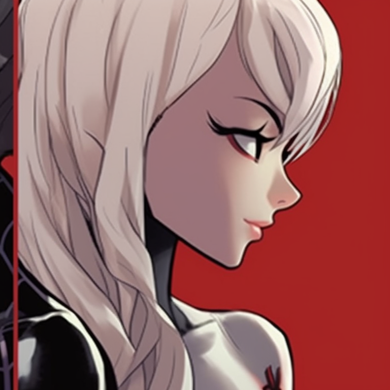 Gwen and Miles looking towards the future, the design reflects dreamy and soft undertones. miles and gwen matching pfp personalities pfp for discord.