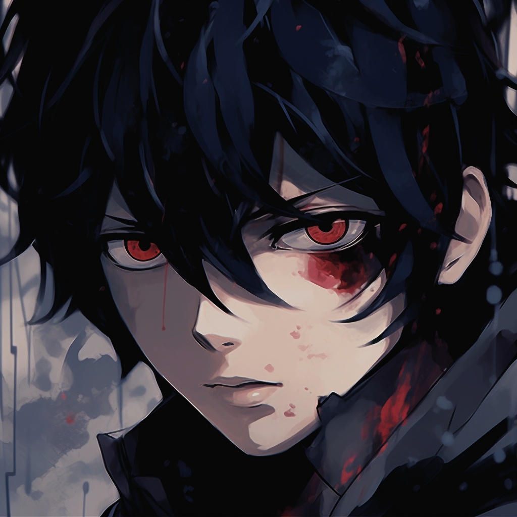 Full body view of Sasuke Uchiha in a battle stance, ready to fight with Sharingan activated, vibrant colors and dynamic lines. anime boy pfp styles anime pfp