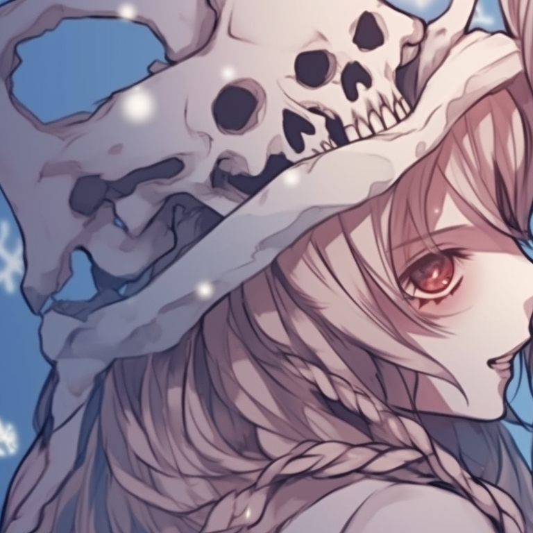 Two skeleton characters, delicate outlines and soft grey shades, leaning in for a kiss. lovers in the afterlife - matching christmas skeleton pfp kissing pfp for discord.