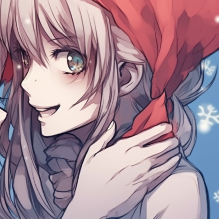 Two skeleton characters, delicate outlines and soft grey shades, leaning in for a kiss. lovers in the afterlife - matching christmas skeleton pfp kissing pfp for discord.