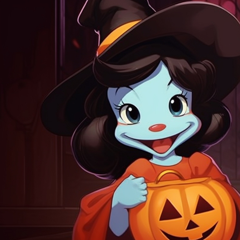 Two characters, classic Disney villains, showcasing menacing smiles against a midnight backdrop. disney halloween matching pfp collection pfp for discord.