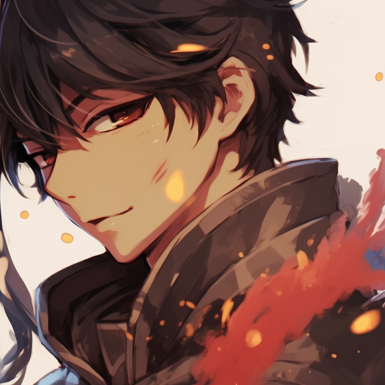 Two characters gazing at the stars, night sky hues and soft shining eyes, close shoulder to shoulder. real life matching pfp couples pfp for discord.