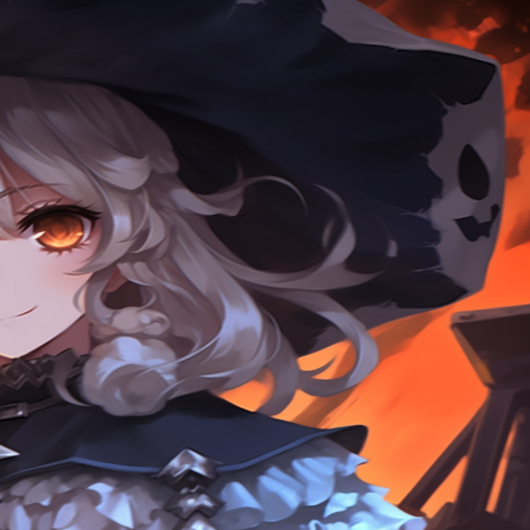 Two characters with haunted mansion backdrop, intense expressions and burgundy color highlights. trending matching genshin pfp halloween theme pfp for discord.