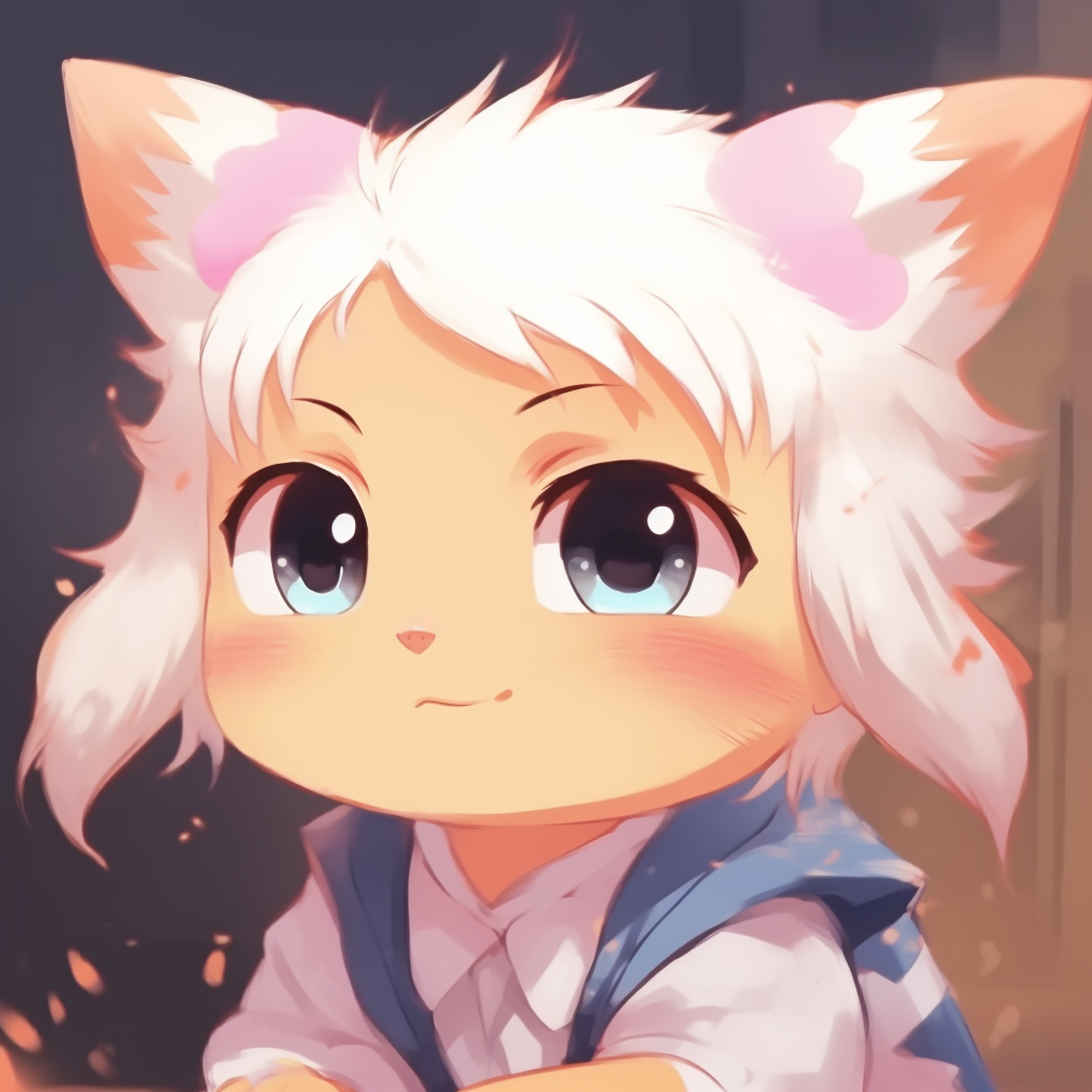 Schoolgirl anime meme character with uniform details and a playful expression. anime meme pfp of cutest characters pfp for discord.