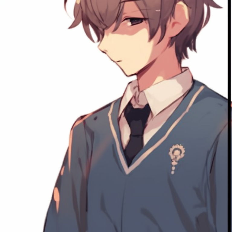 Two characters in a serene forest setting, peaceful expressions and earthy colors, sitting side-by-side. pinterest matching pfp images pfp for discord.