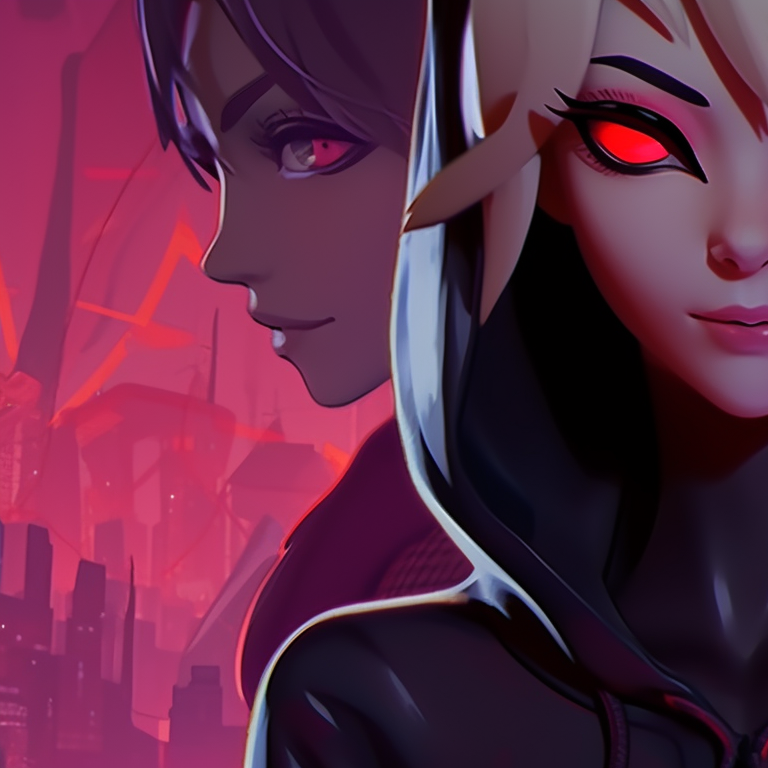 gwen and miles matching pfp halloween theme, aesthetic matching pfp ideas on Hero: gwen and miles matching pfp halloween theme, aesthetic matching pfp ideas