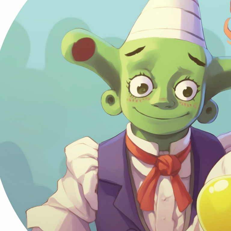 Two characters sharing a gag, bold colors and simplified design. comical matching pfp for couples, bringing the fun pfp for discord.