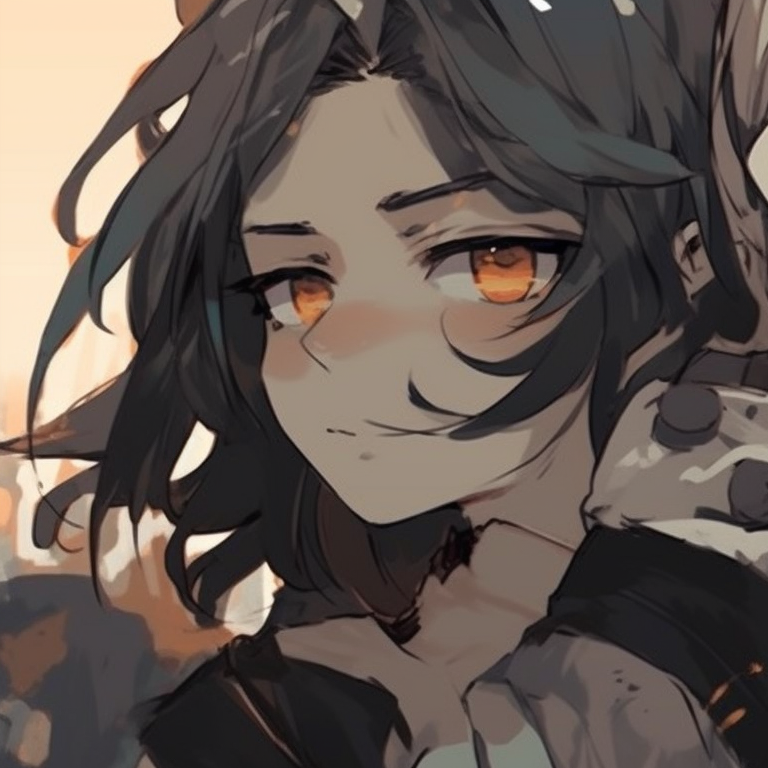 Two characters in futuristic gear, bold lines and bright neon colors. cool friends matching pfp pfp for discord.