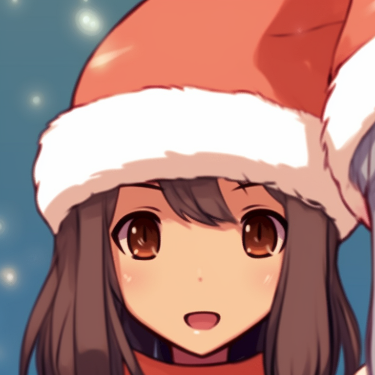 Two characters, muted color palette, candlelight creating a peaceful ambiance. minimalistic matching christmas pfp 2021 pfp for discord.