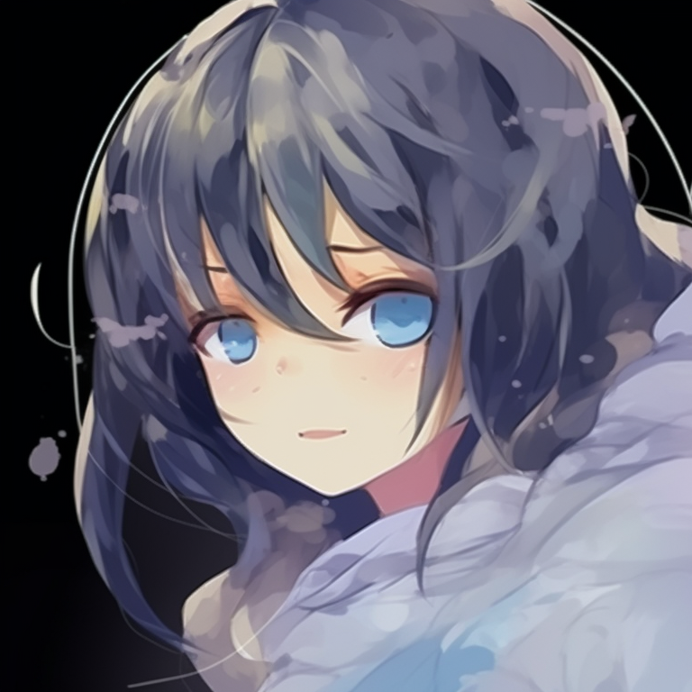 Two characters dressed as classic Halloween monsters, detailed artwork highlighting their monstrous features. halloween anime pfp designs pfp for discord.