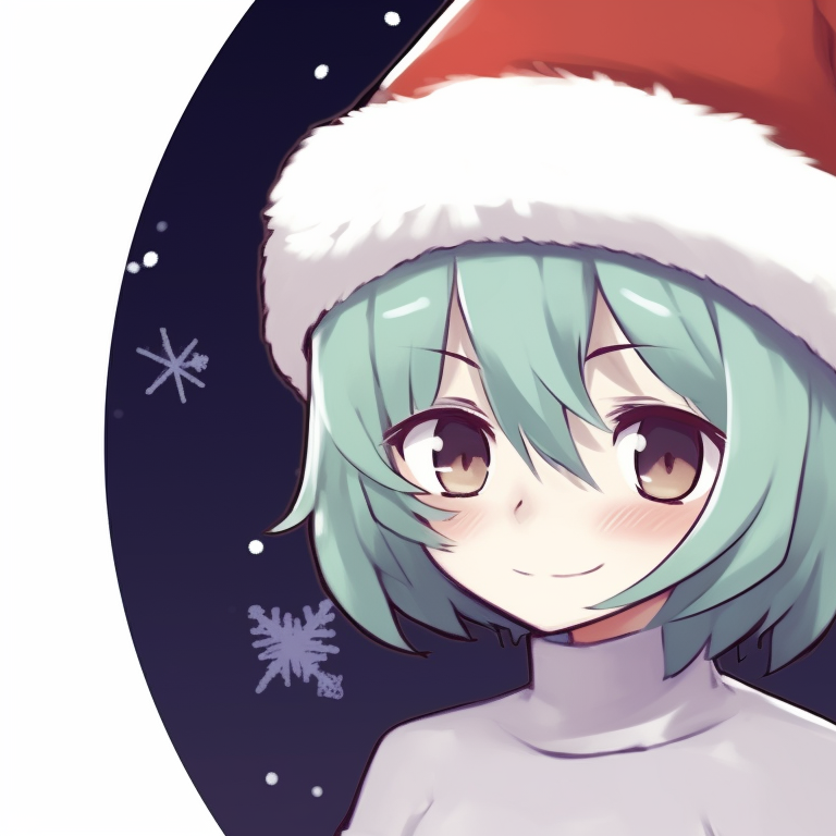 Two characters under a starry sky, soft shimmering lights, and elegant costumes. matching christmas pfp ideas for discord server pfp for discord.