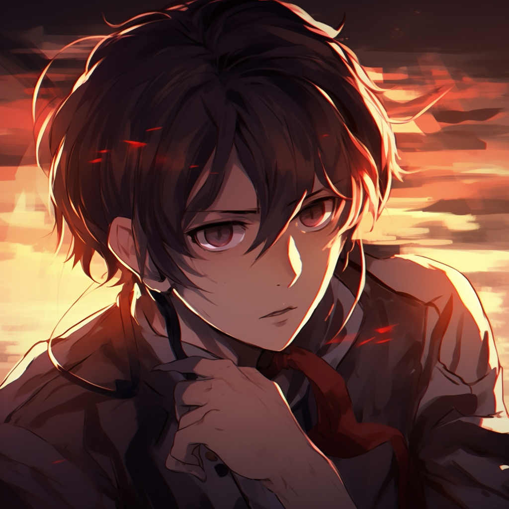 Detailed profile view of Levi Ackerman, emphasizing on facial features and his uniform details. cool pfp anime portraits pfp for discord.