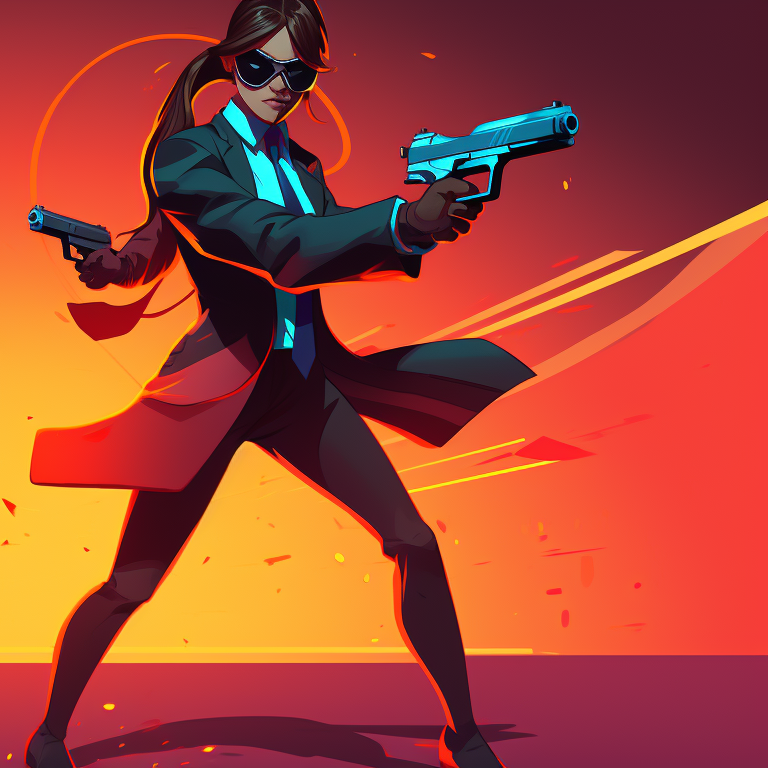 Two Valorant agents in fighting stances, sleek lines and vivid colors. valorant matching pfp designs pfp for discord.