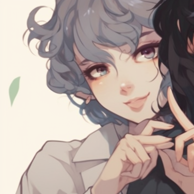 Two characters in battledress, machinery in the background, warm tones and intricate details. timeless best friends matching pfp pfp for discord.