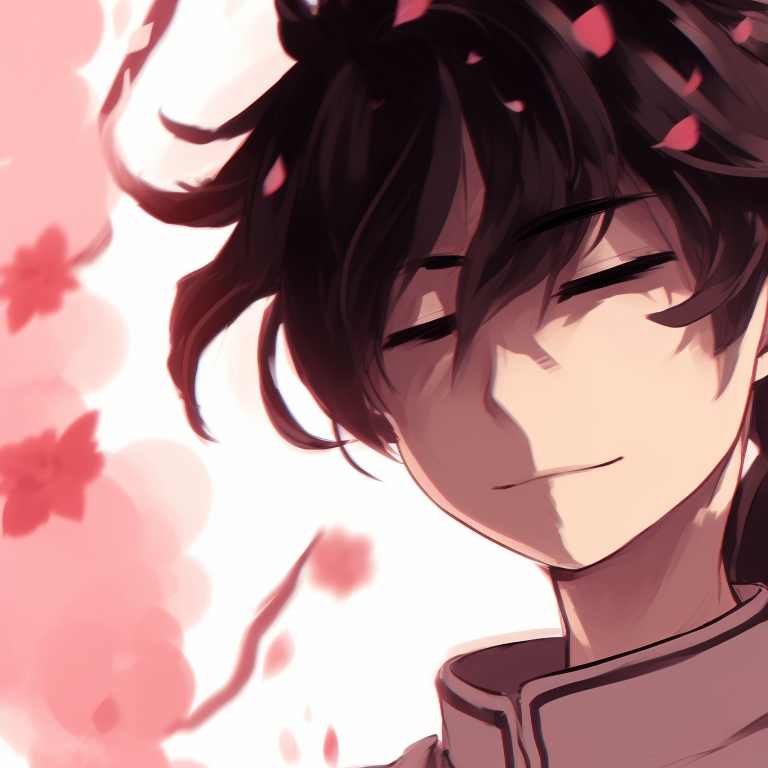 Two characters, calm expressions, in a serene landscape with mirrored reflections. cool memcchi matching pfp pfp for discord.