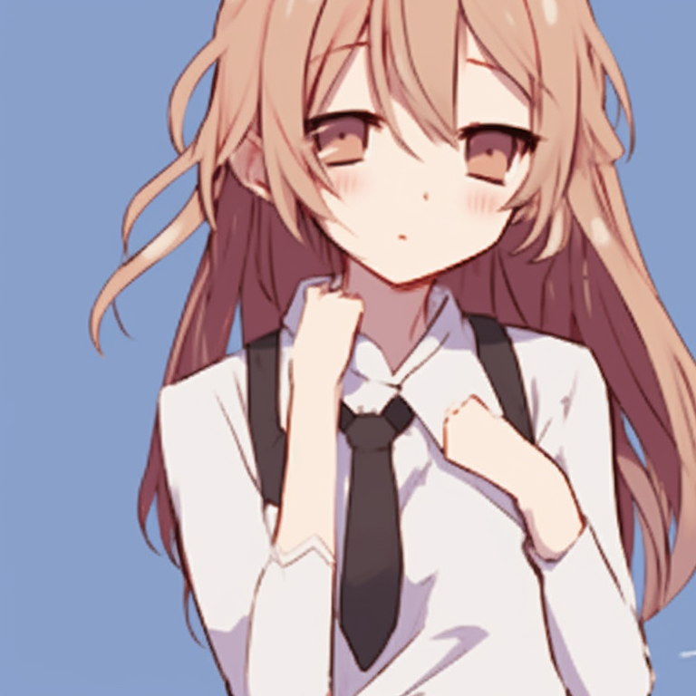 Two characters sharing an umbrella, high contrast colors and romantic ambiance. creative anime pfp matching pfp for discord.