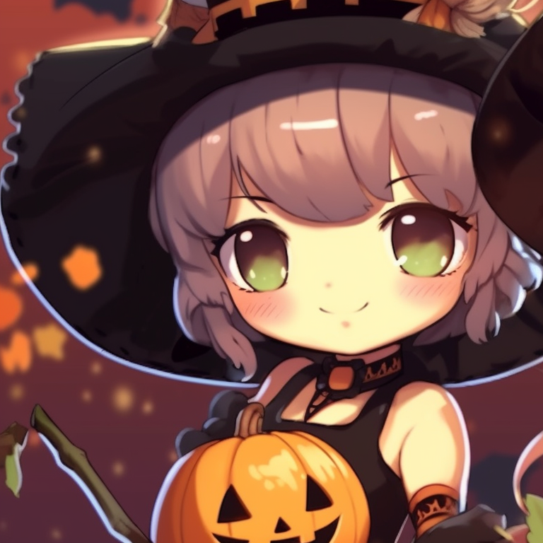 Two ghost-themed characters, cool colors mixed with bright contrasts. cute halloween matching pfp for besties pfp for discord.