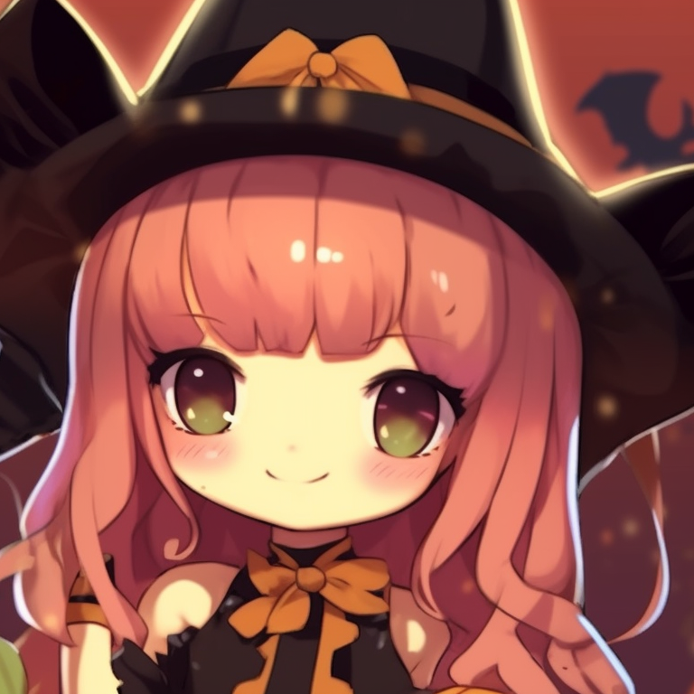 Two ghost-themed characters, cool colors mixed with bright contrasts. cute halloween matching pfp for besties pfp for discord.